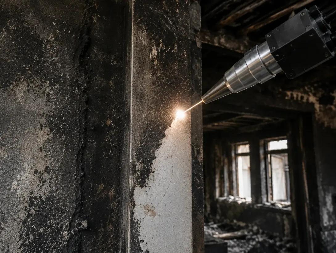 Fire damage cleaning