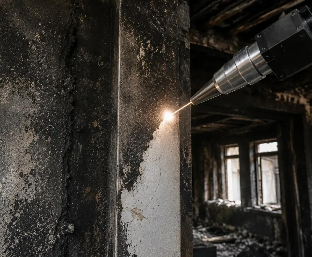 Fire damage cleaning