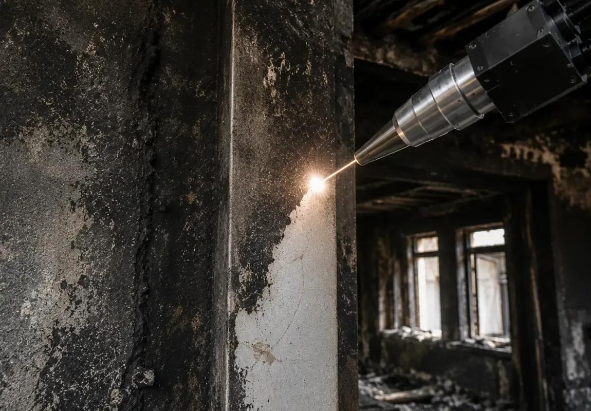 Fire damage cleaning